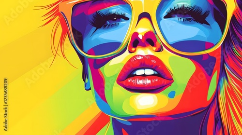 clown with sunglasses