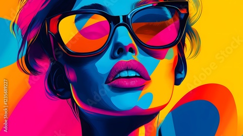 woman with headphones