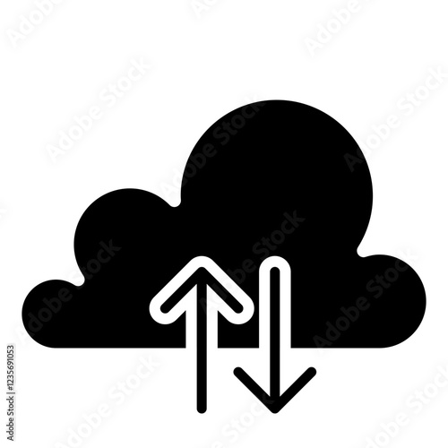 Cloud computing icon