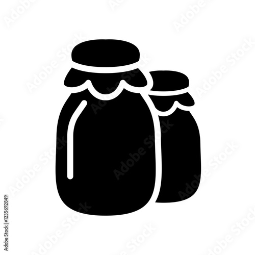 Milk bottle icon
