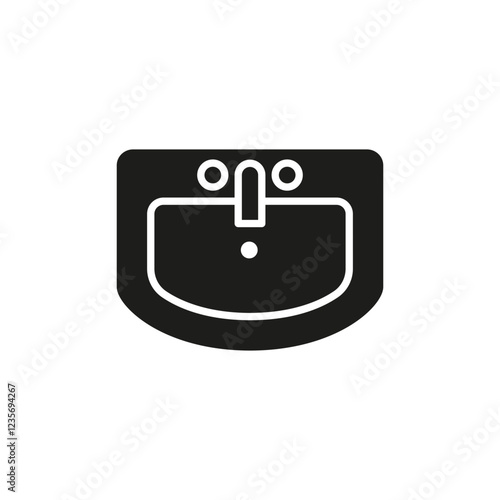 Sink icon in glyph style