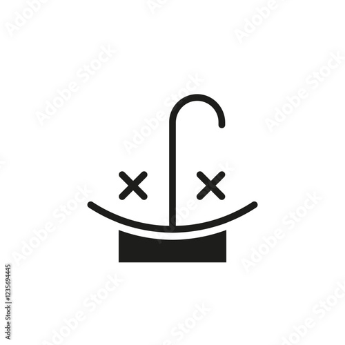 Sink icon in glyph style