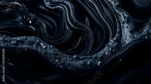 Wallpaper Mural Dark Aesthetic Waves Torontodigital.ca