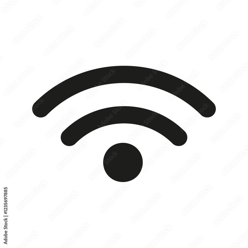 Wifi icon in glyph style Wifi icon in glyph style