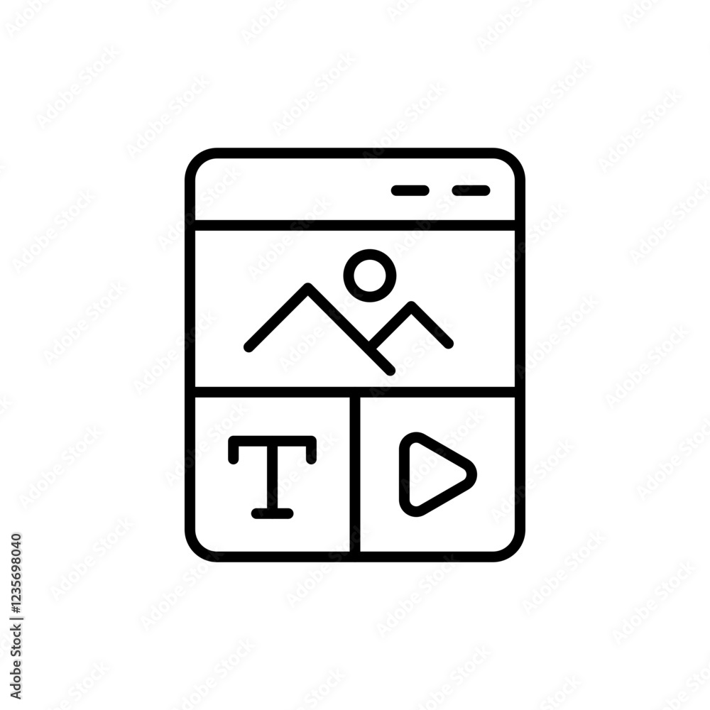 Editorial design outline icons, minimalist vector illustration ,simple transparent graphic element .Isolated on white background Editorial design outline icons, minimalist vector illustration ,simple transparent graphic element .Isolated on white background
