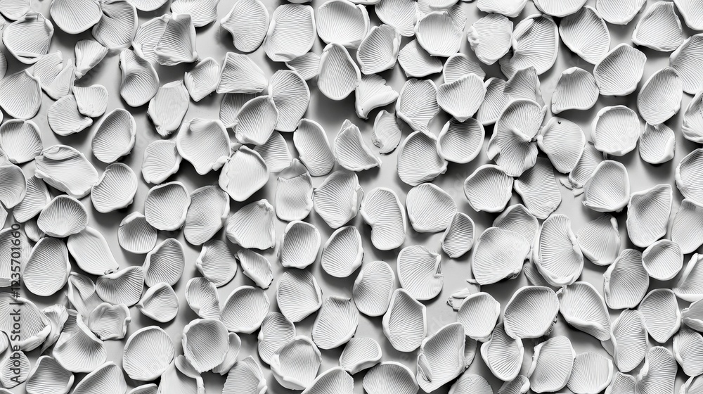 Delicate White Petals Background for Elegant Design and Art Projects Delicate White Petals Background for Elegant Design and Art Projects
