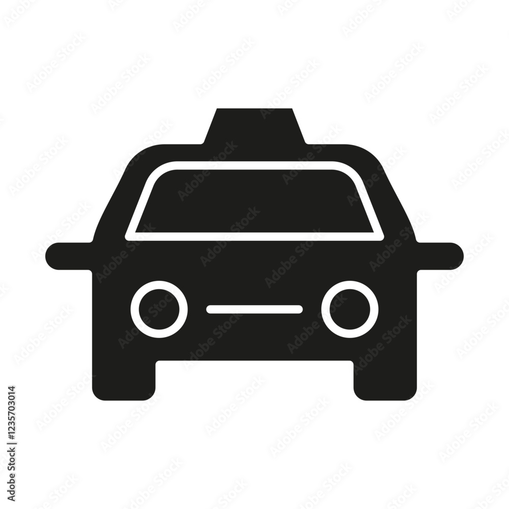 Obraz premium Camera icon in glyph style