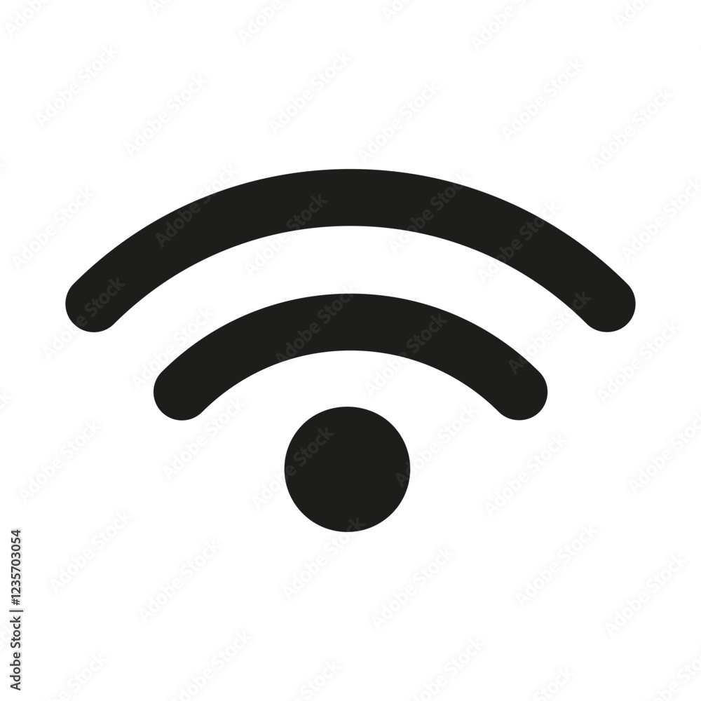 Wifi icon in glyph style Wifi icon in glyph style