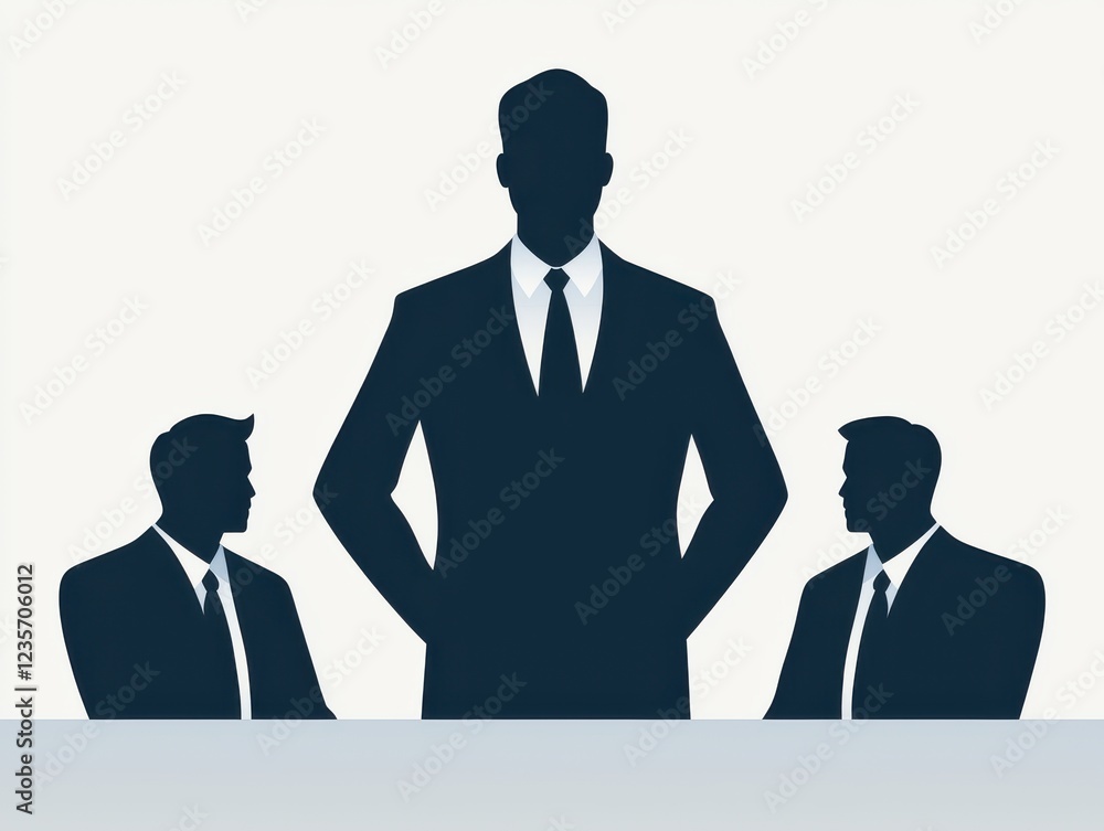 silhouettes decision meeting corporate making concept. Silhouettes of three men in business attire at a table, suggesting a meeting or discussion. silhouettes decision meeting corporate making concept. Silhouettes of three men in business attire at a table, suggesting a meeting or discussion.