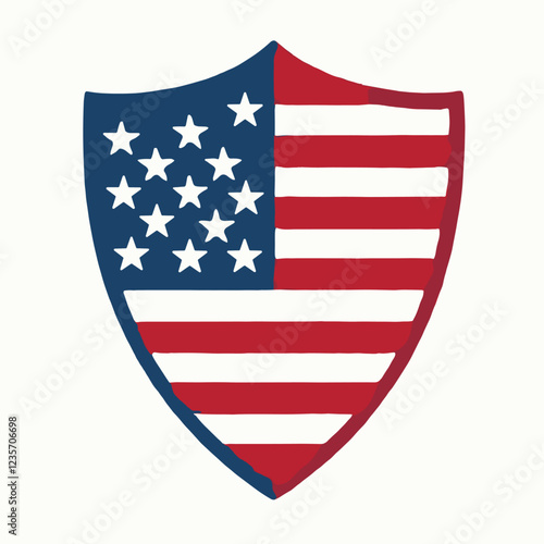 Venerated Symbol of Liberty: Shield of Stars and Stripes, Guardians of Freedom