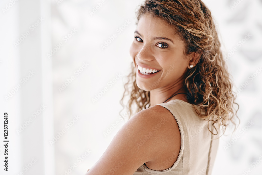 Office, businesswoman and happiness in portrait for creative agency, career growth and confidence. Workplace, female person and designer with smile for about us, startup opportunity and ambitious Office, businesswoman and happiness in portrait for creative agency, career growth and confidence. Workplace, female person and designer with smile for about us, startup opportunity and ambitious