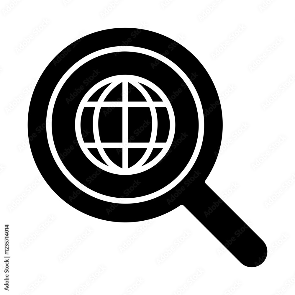 Internet connection icon in glyph style Internet connection icon in glyph style