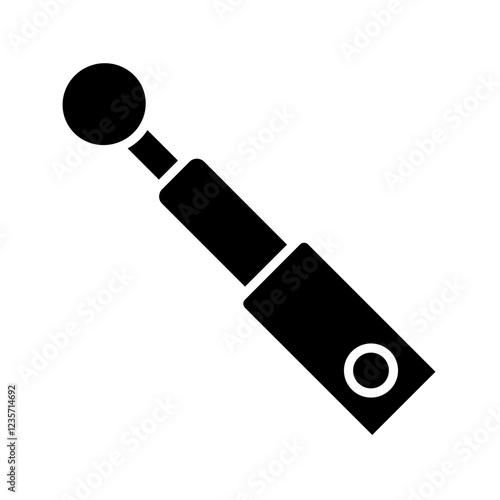 Baton icon in glyph style