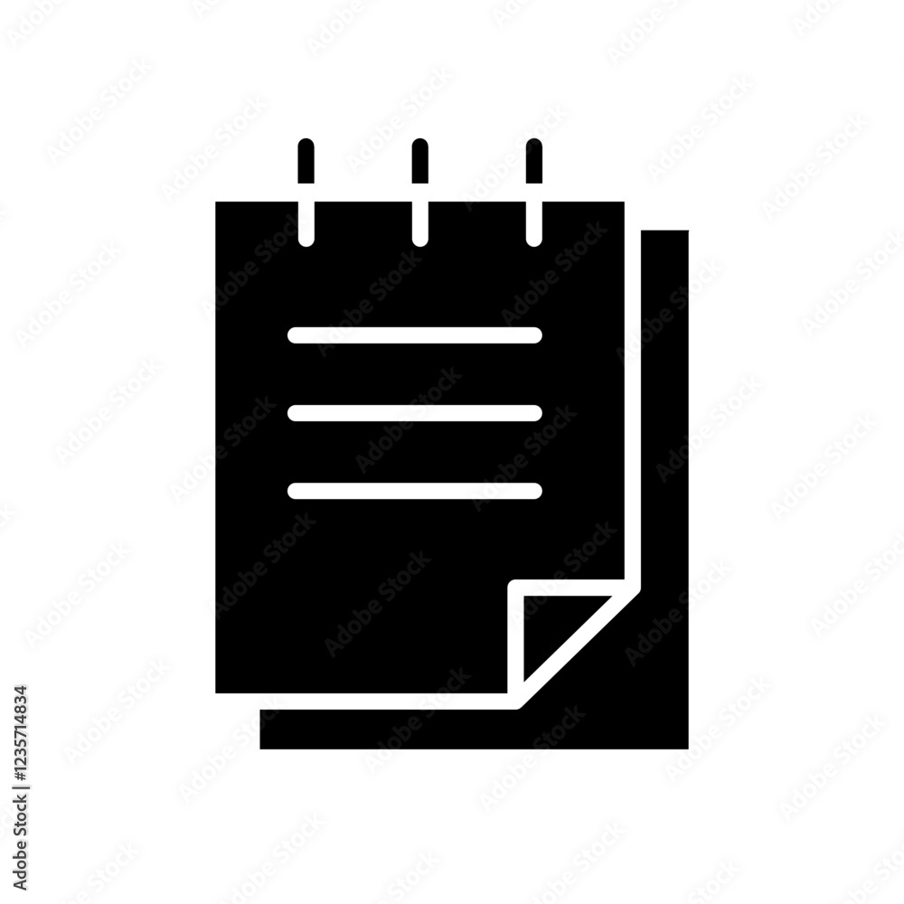 File icon in glyph style File icon in glyph style