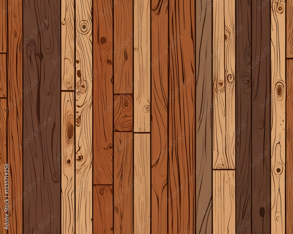 Naklejka premium Wooden board background