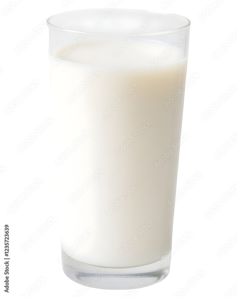 Glass Of fresh milk isolated on transparent background Glass Of fresh milk isolated on transparent background