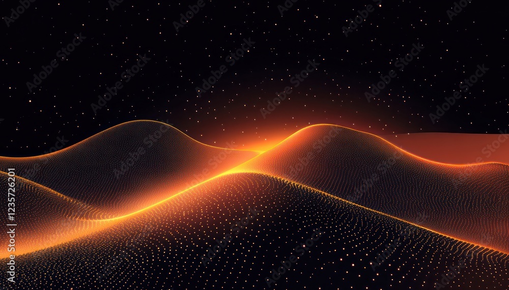 Illuminated Particle Waves Across Dark Space Illuminated Particle Waves Across Dark Space