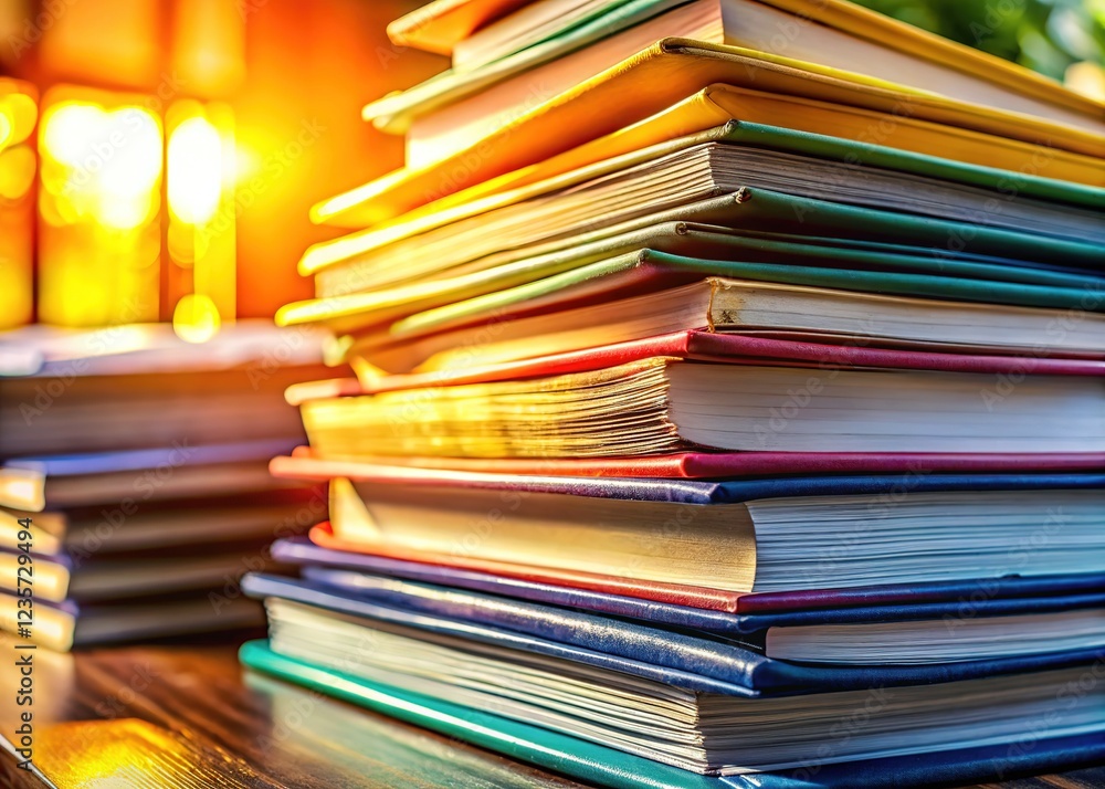Tax forms, accounting books, and magazines; a notebook, AI art, and a silhouette. Tax forms, accounting books, and magazines; a notebook, AI art, and a silhouette.