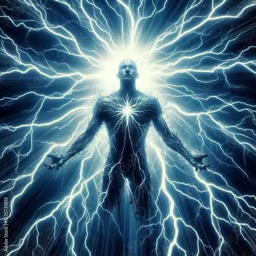 Lightning Cracks a figure