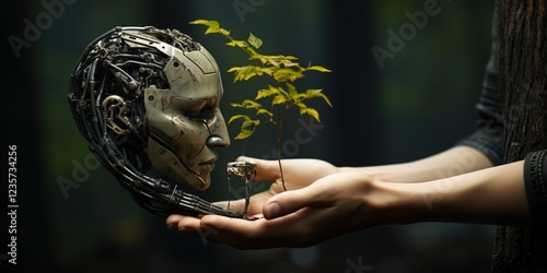 hand with a gold coin