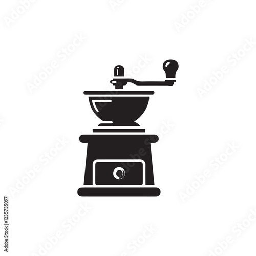 Coffee Grinder icon vector symbol design art illustration