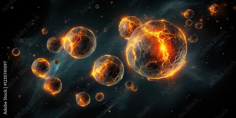 Naklejka premium abstract background with space