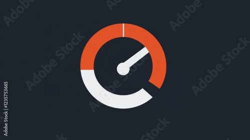 Free Download Colorful circular gauge displaying movement in a modern digital interface. Generative AI - GFXLoad