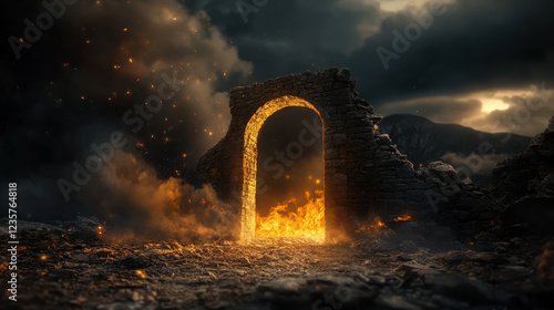 The gates of hell and fire 