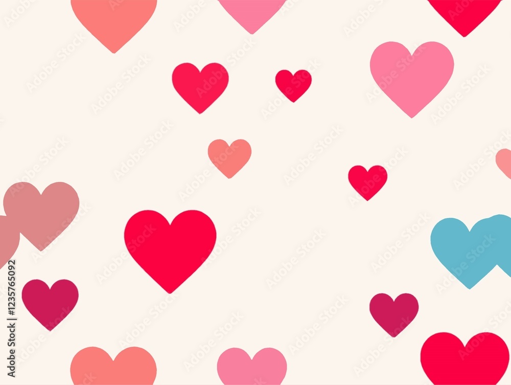 Hearts red and white pattern. Cute vector seamless background. heart shapes symbol of love and Valentines Day February 14 celebration. Romantic pattern design Hearts red and white pattern. Cute vector seamless background. heart shapes symbol of love and Valentines Day February 14 celebration. Romantic pattern design