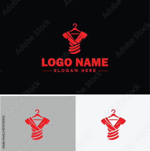 Resale Clothing icon Secondhand clothing Thrift clothing Pre-owned clothing flat logo sign symbol editable vector