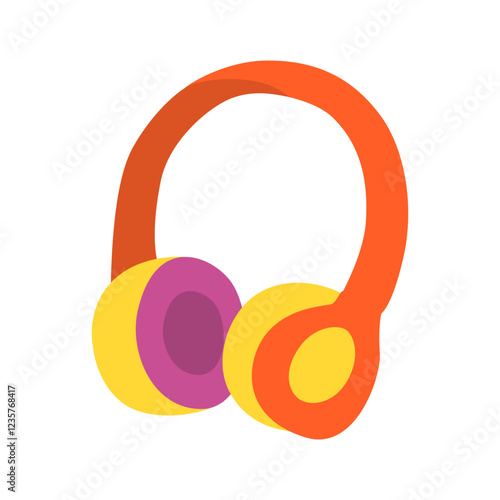 Headphone Podcast Illustration