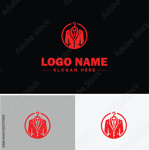 Resale Clothing icon Secondhand clothing Thrift clothing Pre-owned clothing flat logo sign symbol editable vector