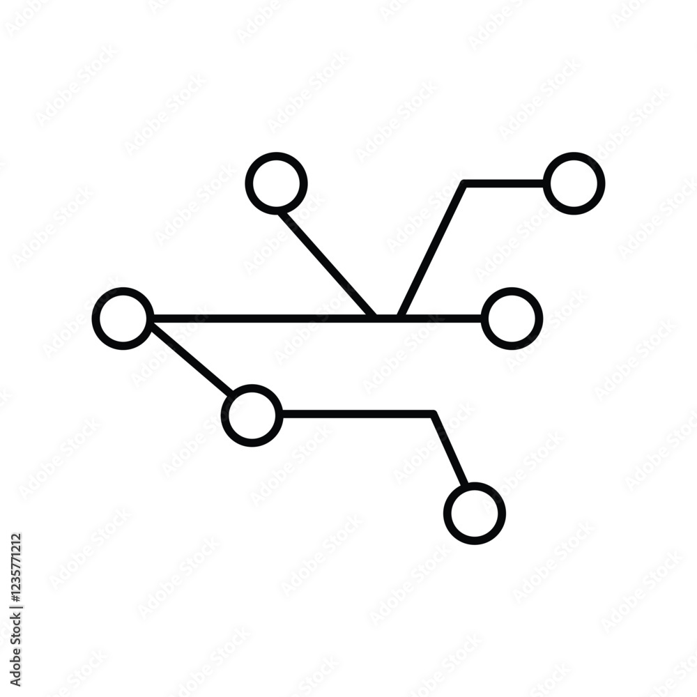 Neural Network thinline icon , vector, pixel perfect, illustrator file
Neural Network thinline icon , vector, pixel perfect, illustrator file