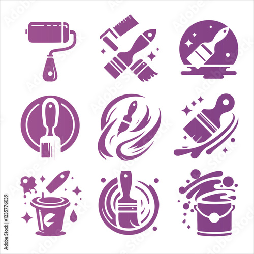 Paints Logo Design