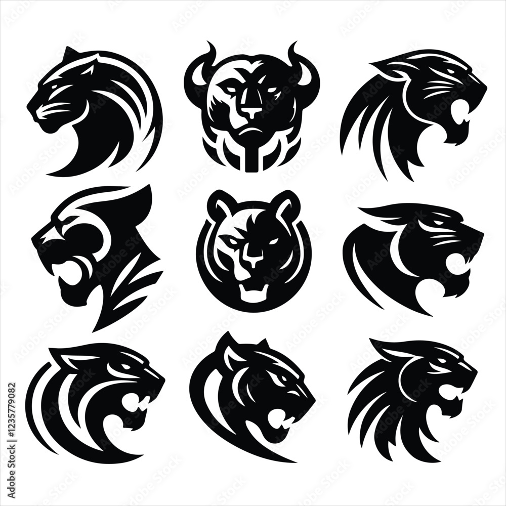 Obraz premium Panther Logo Design