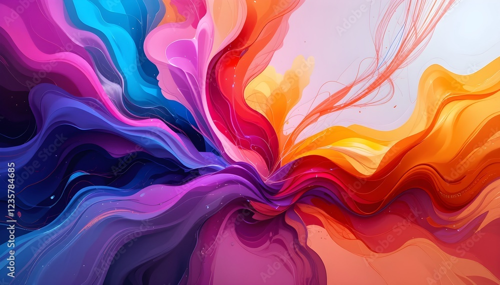 Vibrant Abstract Energy Flow Vibrant Abstract Energy Flow