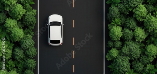 autonomous vehicles self-driving sustainability. V2I for Sustainability Implementing vehicle-to-infrastructure systems that prioritize sustainable practices like eco-mode driving photo