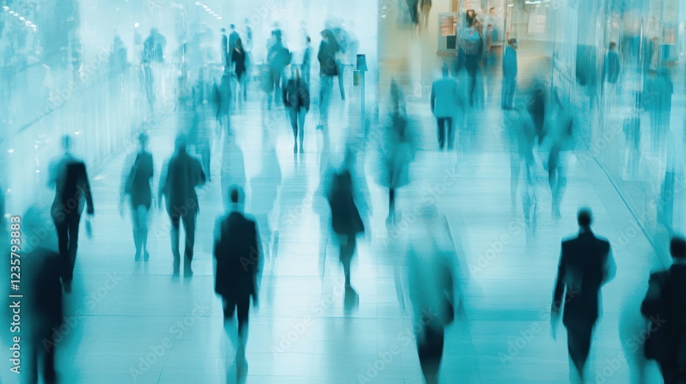 Blurred Motion: A Symphony of Urban Movement Blurred Motion: A Symphony of Urban Movement
