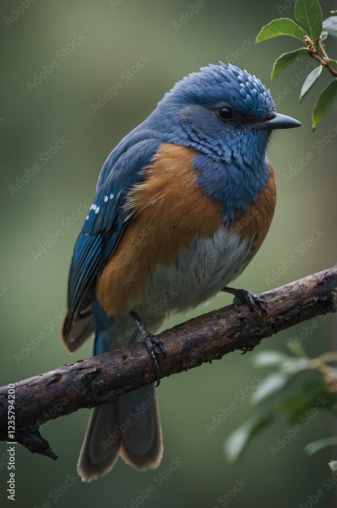 Fototapeta premium lilac breasted roller on a branch