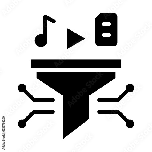Ai Content Curation Icon