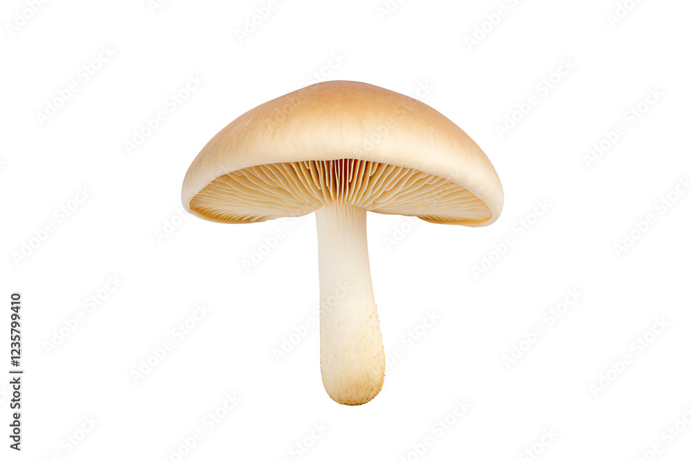 a mushroom on a white background a mushroom on a white background