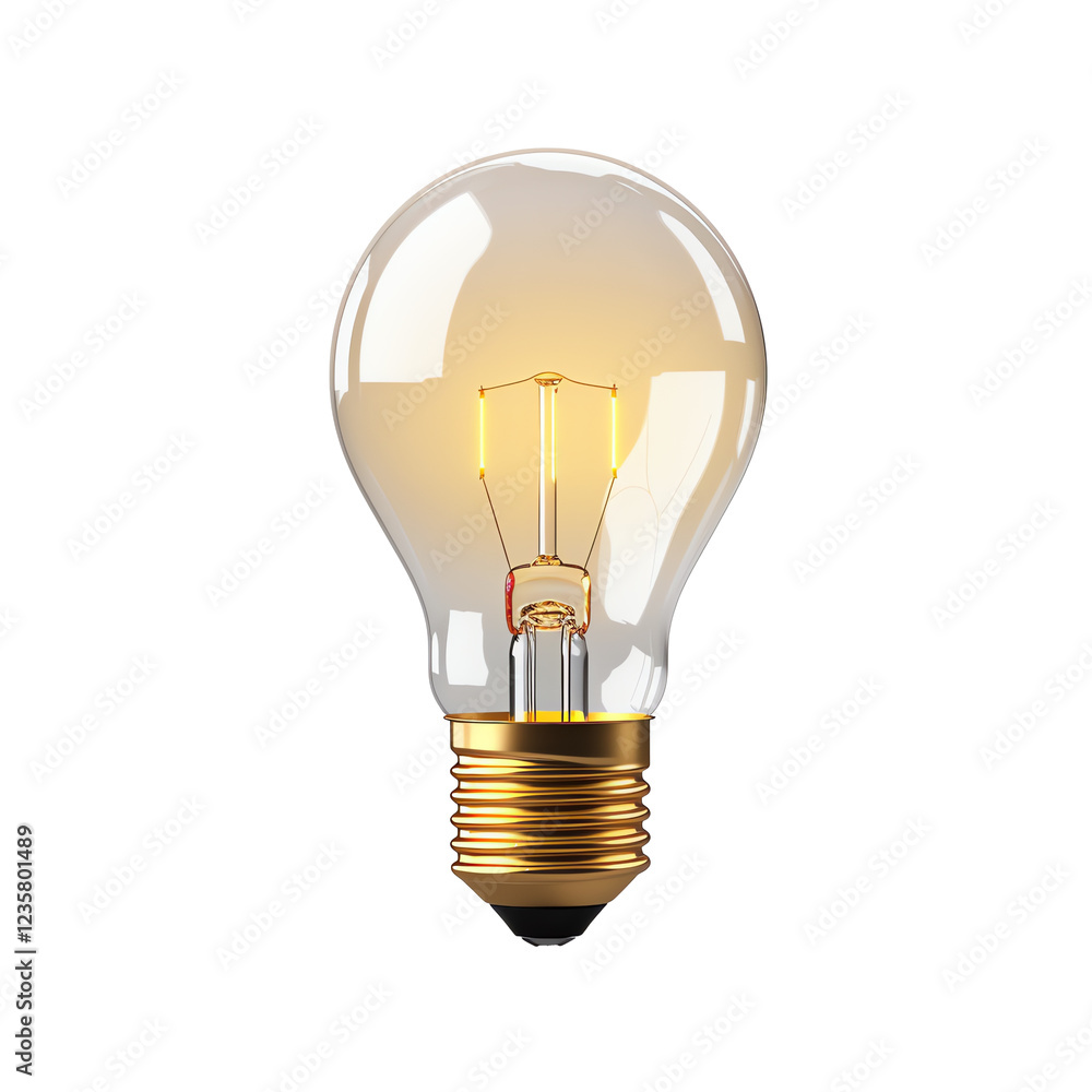 a light bulb with a filament a light bulb with a filament