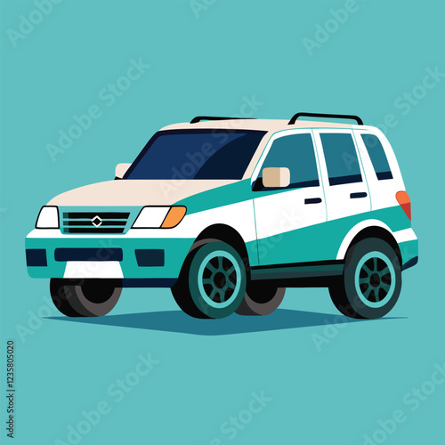 SUV car illustration  vector