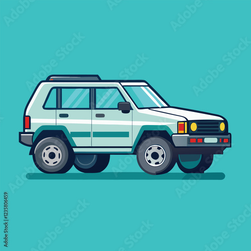 SUV car illustration  vector