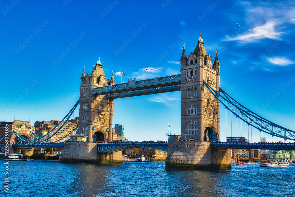 Fototapeta premium Tower Bridge over the River Thames, London