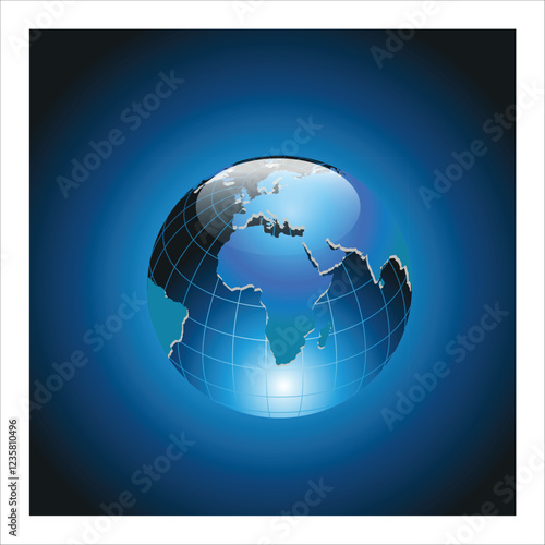 creative world map design vector