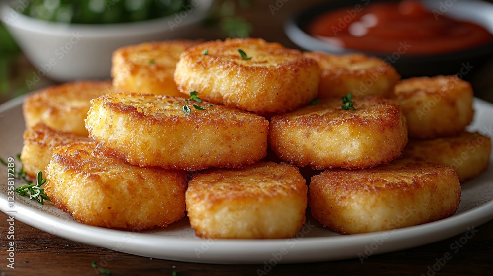 Crispy Rustic Chicken Nuggets with Rich Ketchup Crispy Rustic Chicken Nuggets with Rich Ketchup
