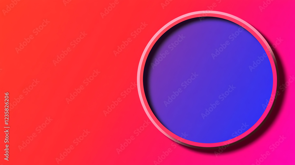 A vibrant abstract circle on a striking gradient background, perfect for modern design and creative projects. A vibrant abstract circle on a striking gradient background, perfect for modern design and creative projects.