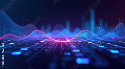 Innovative business stratagem visualizing ideas and vision in a futuristic digital environment