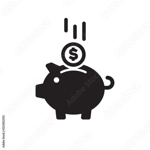 piggy bank icon 
